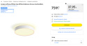 Lampa sufitowa Philips Hue White Ambiance Enrave średnia Biały