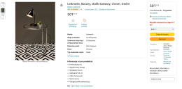 Leitmotiv stolik kawowy/ boczny chrom szkło