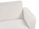 Sofa dwuosobowa boucle biała FLORLI Beliani
