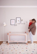 Łóżeczko Podróżne Hauck Dream N Play Plus | Dusty Mint | 120x60 cm