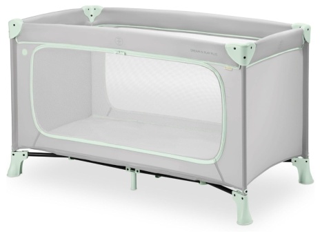 Łóżeczko Podróżne Hauck Dream N Play Plus | Dusty Mint | 120x60 cm