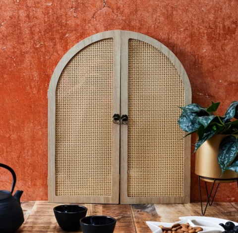 Lustro Ścienne z Okiennicami Bali Shutter – Drewniane – Home Deco Factory