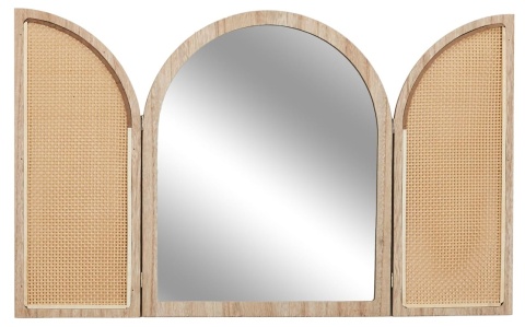 Lustro Ścienne z Okiennicami Bali Shutter – Drewniane – Home Deco Factory