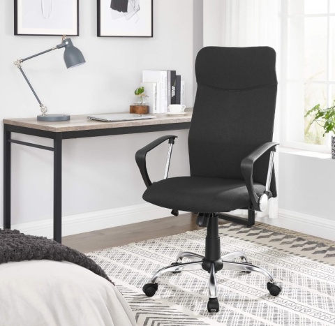 Ergonomiczny Fotel Biurowy SONGMICS OBN034B01 – Czarny – 120 kg