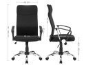 Ergonomiczny Fotel Biurowy SONGMICS OBN034B01 – Czarny – 120 kg