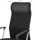 Ergonomiczny Fotel Biurowy SONGMICS OBN034B01 – Czarny – 120 kg