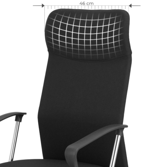 Ergonomiczny Fotel Biurowy SONGMICS OBN034B01 – Czarny – 120 kg