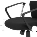 Ergonomiczny Fotel Biurowy SONGMICS OBN034B01 – Czarny – 120 kg