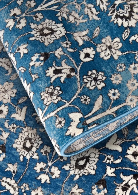 Chodnik Villeroy & Boch – Niebieski Welur – 80x240 cm – Wysoka Gęstość