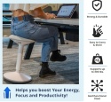 Ergonomiczny Stołek Biurowy Backerz – Aktywne Siedzenie – Czarny Mat