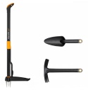 Zestaw narzędzi ogrodowych Fiskars – Wycinak Xact + Motyka + Łopatka