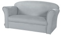 Dziecięca Sofa Welurowa Roba Lil Sofa – 2-osobowa – Srebrnoszara