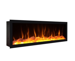 Panoramiczny Kominek Elektryczny LED Lumina Flame 42 – Slim Design 106 cm