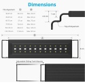Lampa Akwariowa LED NICREW C10 24/7 – Pełne Spektrum – Timer – 88-115 cm – 24W