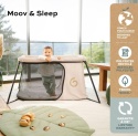Babymoov Moov & Sleep Sand – Ultra-lekkie Łóżeczko Turystyczne i Kojec 2w1 – <5kg