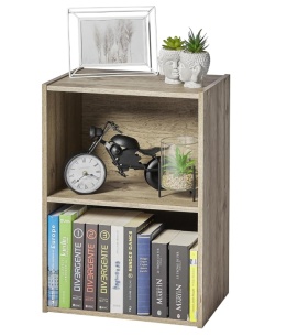 Modułowy Regał Iris Ohyama CX-2 – 2 Półki – Popielaty Brąz (Ash Brown)