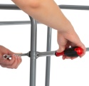 Metalowy Regał na 3 Skrzynki Napojów EASYmaxx – Stabilny i Kompaktowy