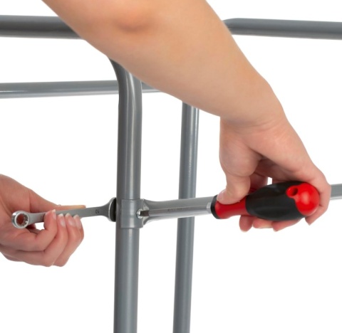 Metalowy Regał na 3 Skrzynki Napojów EASYmaxx – Stabilny i Kompaktowy