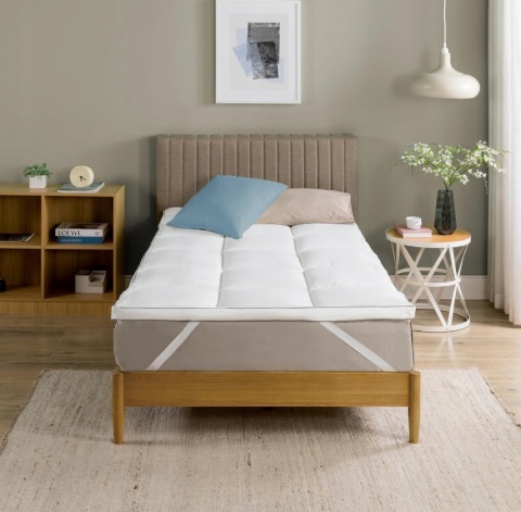 Materac Nawierzchniowy Zinus Bamboo Topper – 90x200 cm – Grubość 5 cm