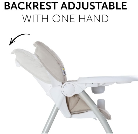 Krzesełko do karmienia Hauck Sit N Fold | Compact Design | Beige