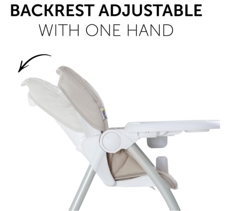 Krzesełko do karmienia Hauck Sit N Fold | Compact Design | Beige