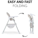 Krzesełko do karmienia Hauck Sit N Fold | Compact Design | Beige