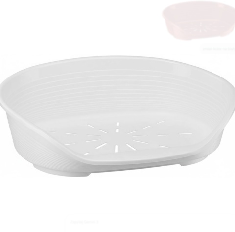 Legowisko Plastikowe Ferplast Siesta Deluxe 6 | Białe | 70,5 cm