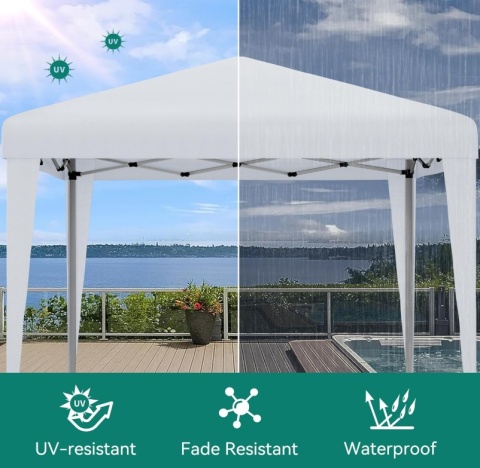 Pawilon Ogrodowy Pop-Up YITAHOME 3x3m | Wzmocniona Konstrukcja | Mobilny