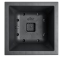 Donica Elho Vivo Next Square 40 | Living Black | 39x39 cm