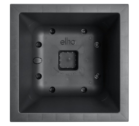 Donica Elho Vivo Next Square 40 | Living Black | 39x39 cm