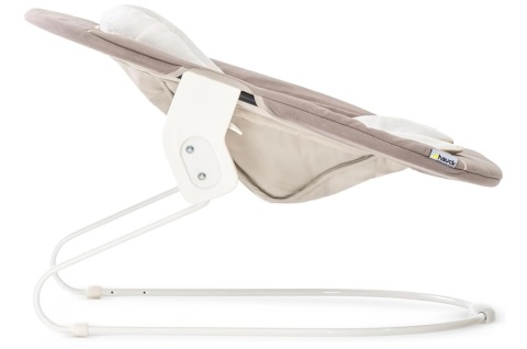 Leżaczek i Bujaczek 2 w 1 Hauck Alpha+ | Stretch Beige | Zestaw dla Noworodka