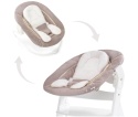 Leżaczek i Bujaczek 2 w 1 Hauck Alpha+ | Stretch Beige | Zestaw dla Noworodka