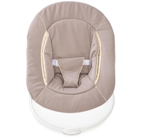 Leżaczek i Bujaczek 2 w 1 Hauck Alpha+ | Stretch Beige | Zestaw dla Noworodka
