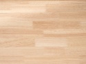 Beliani Łóżko z baldachimem 160x200 cm kolor dębu– Drewno Kauczukowe, Nowoczesne