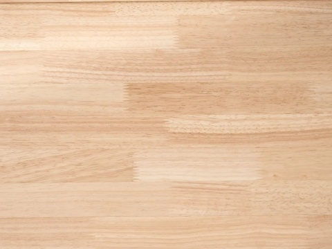 Beliani Łóżko z baldachimem 160x200 cm kolor dębu– Drewno Kauczukowe, Nowoczesne