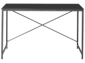 Beliani Andaste Biurko 120x60 cm Czarny – MDF, Metal, Industrialny Styl