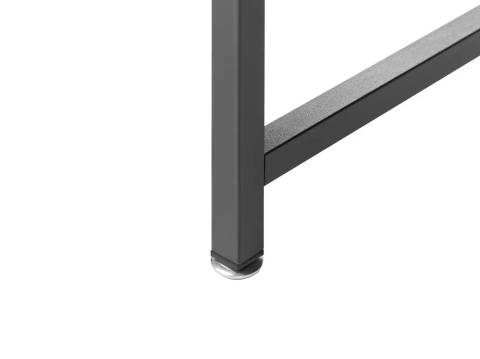 Beliani Andaste Biurko 120x60 cm Czarny – MDF, Metal, Industrialny Styl