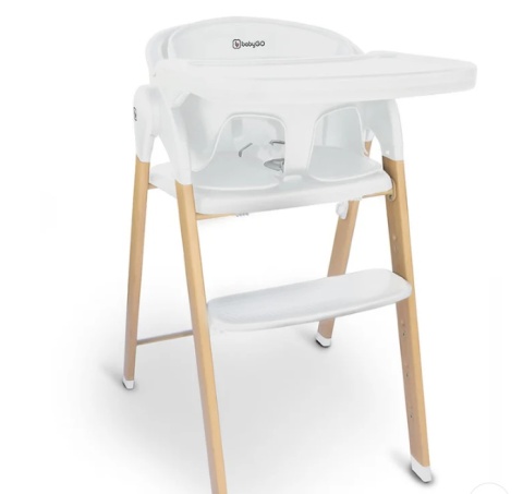 Krzesełko do Karmienia babyGO Levels – 3w1 | Od Urodzenia do 110 kg | Skandynawski Design