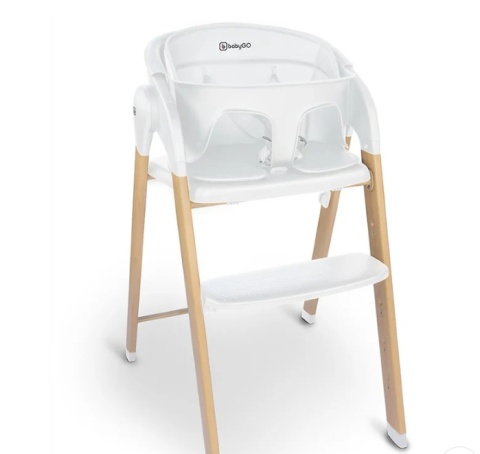 Krzesełko do Karmienia babyGO Levels – 3w1 | Od Urodzenia do 110 kg | Skandynawski Design