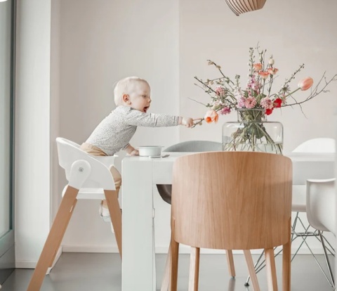 Krzesełko do Karmienia babyGO Levels – 3w1 | Od Urodzenia do 110 kg | Skandynawski Design