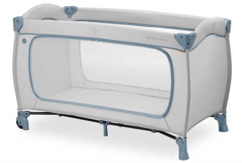 Łóżeczko Podróżne Hauck Sleep N Play Go Plus | Dusty Blue | Mobilne