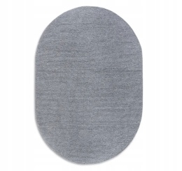 Dywan Wełniany Owalny Villeroy & Boch Francois 160x230 cm – Szary | Ręcznie Tkany | 100% Wełna