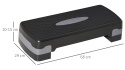 Step do Aerobiku i Fitnessu HOMCOM – Regulacja Wysokości | Antypoślizgowy | 68 cm