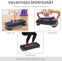 Step do Aerobiku i Fitnessu HOMCOM – Regulacja Wysokości | Antypoślizgowy | 68 cm