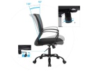 Krzesło Biurowe SONGMICS OBN22BK – Ergonomiczne | Oddychająca Siatka | Czarny
