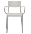 Krzesło Kartell Generic A – Projekt Philippe Starck | Krzesło Kawiarniane | Outdoor | Szare