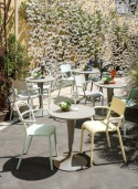 Krzesło Kartell Generic A – Projekt Philippe Starck | Krzesło Kawiarniane | Outdoor | Szare