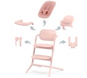 Krzesełko do karmienia Cybex Gold LEMO Zestaw 4 w 1 | Pearl Pink | Od urodzenia do 99 lat