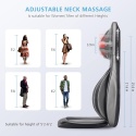 Mata Masująca COMFIER Shiatsu 2D/3D – Masaż Karku i Pleców | Kompresja Powietrzna | Podgrzewanie