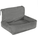 Legowisko na Kaloryfer dla Kota lionto – Hamak Pluszowy | Szary | 55x36 cm | Udźwig 8 kg